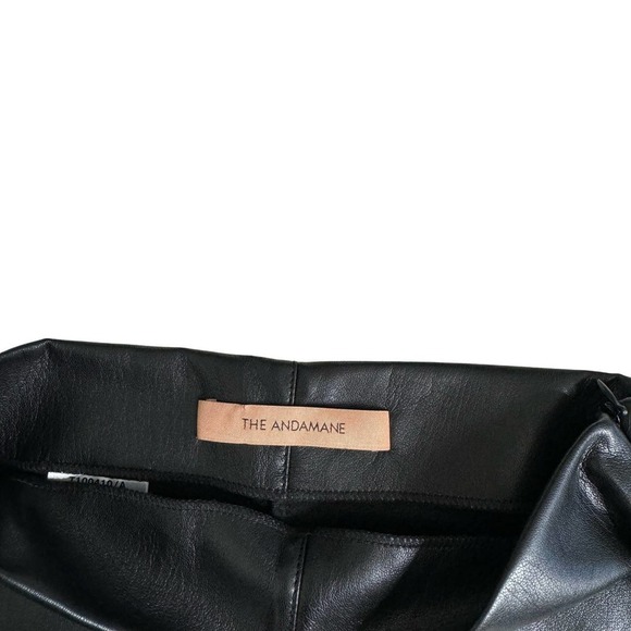 THE ANDAMANE Hoola Faux Leather Leggings High Waist Size 40 EU - Picture 4 of 9